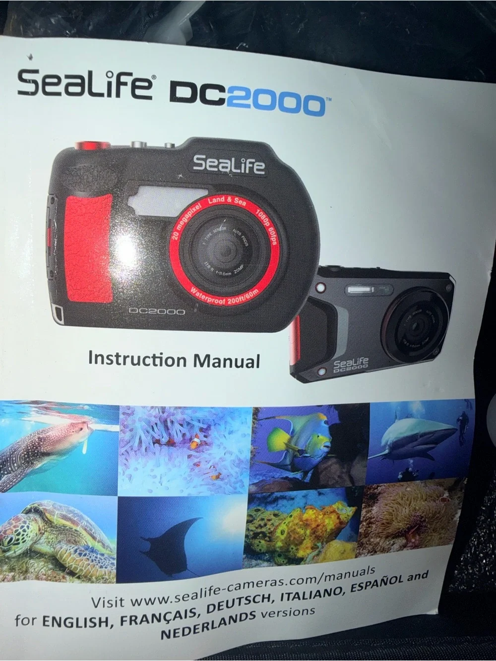 Alife Black and Red Underwater Camera with Red Accent